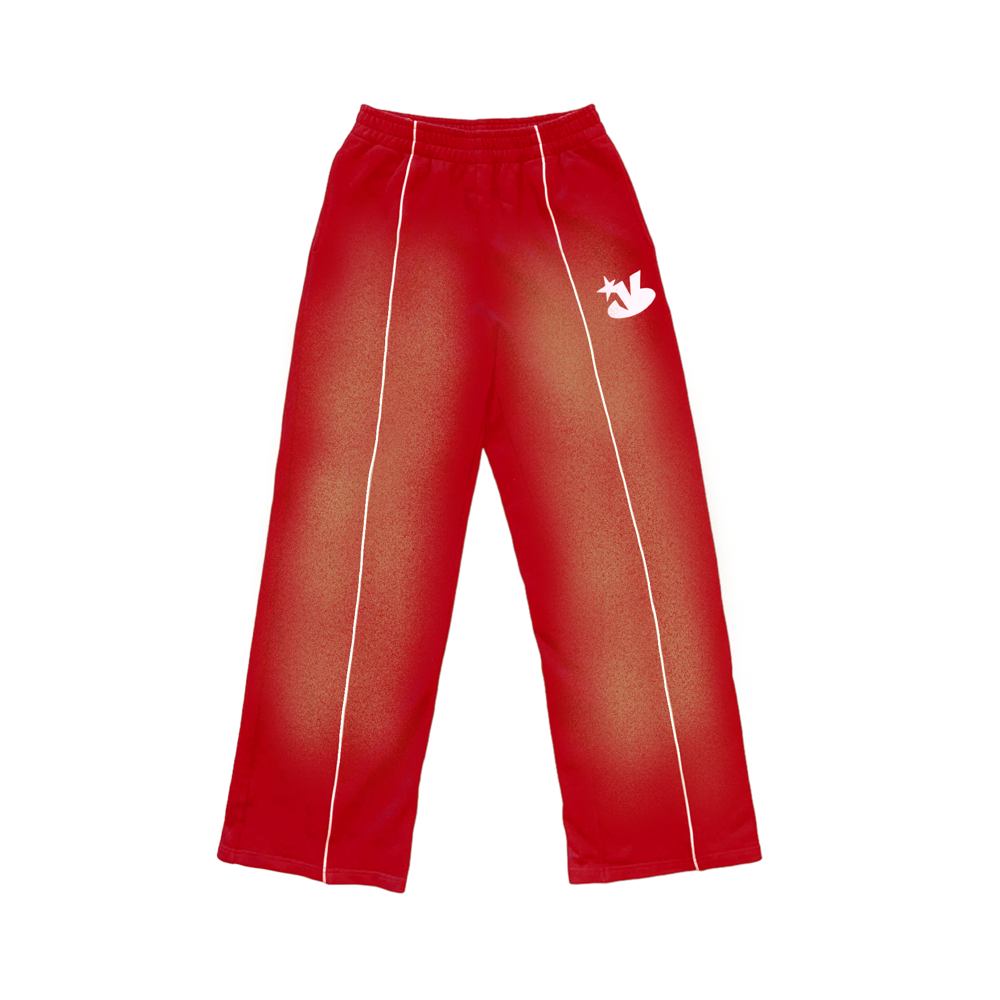 V12 PANTS (WASHED RED)